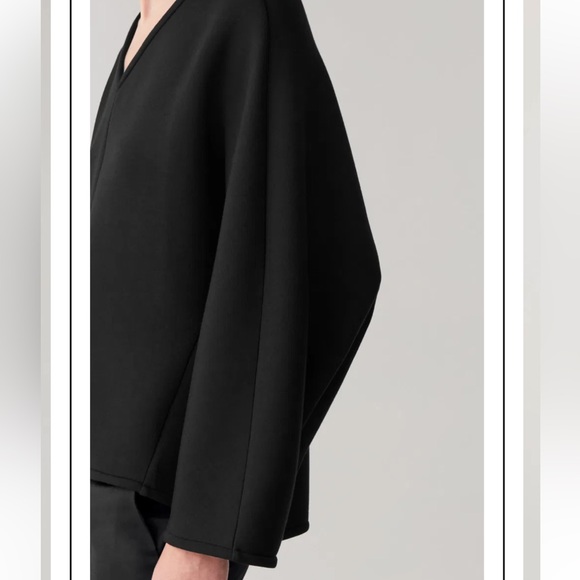 COS | Batwing Scuba Sweatshirt - Picture 3 of 11